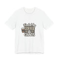 Fueled by Coffee & Chaos T-Shirt — Funny Coffee Tee for Coffee Lovers